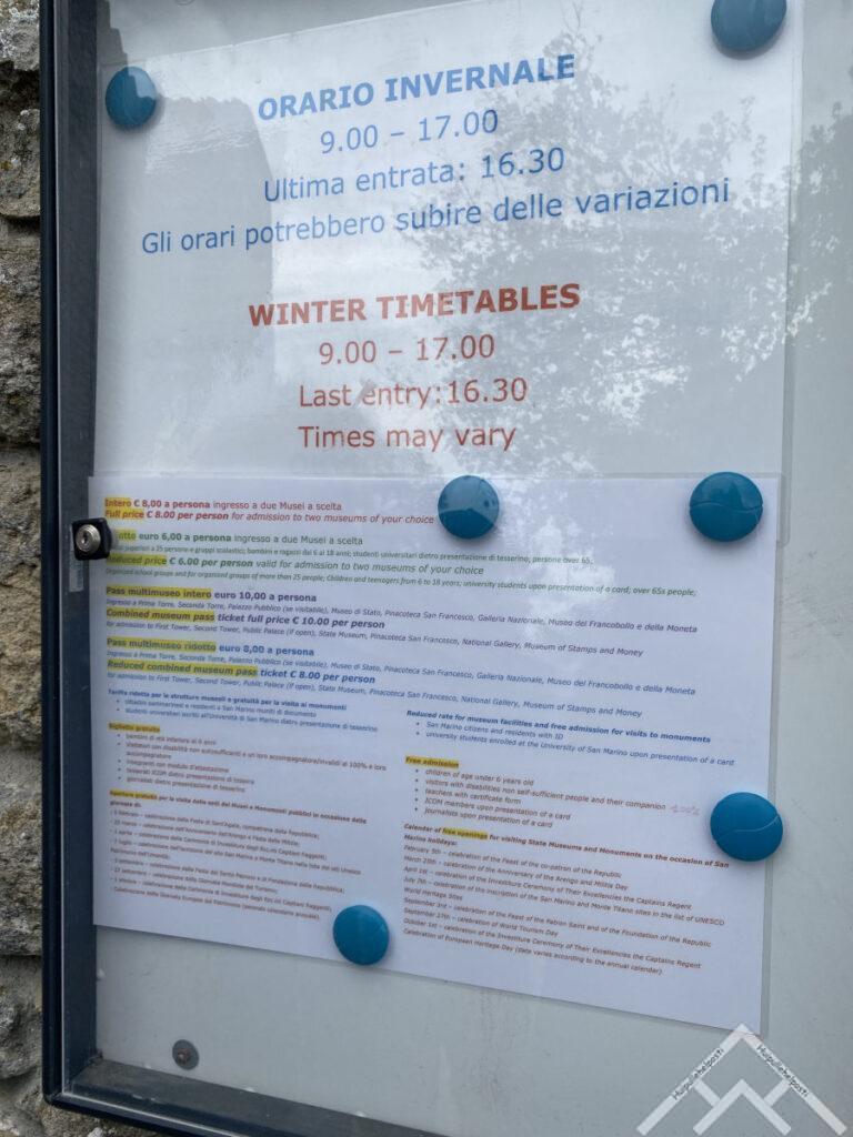 Monte Titano torni yksi 3